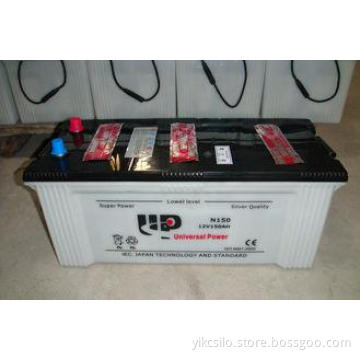 Custom made N150 Dry Charged Truck Lead Acid Battery 12V 15